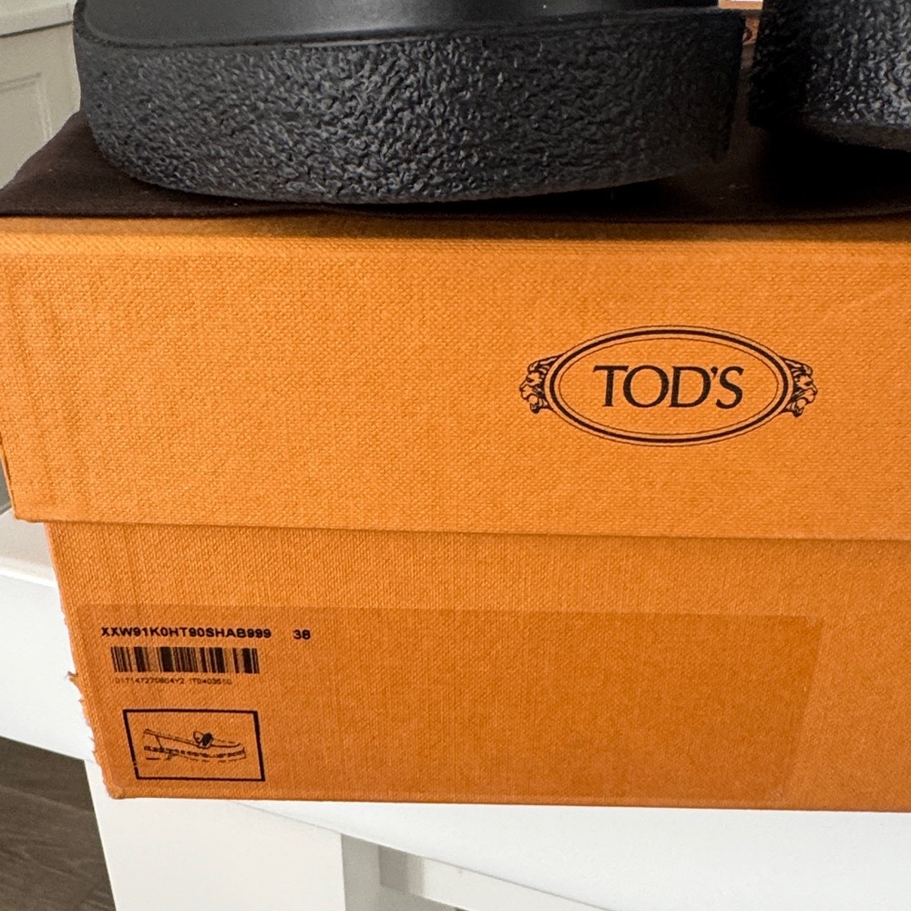 Tod's Black Textured Sole Footwear